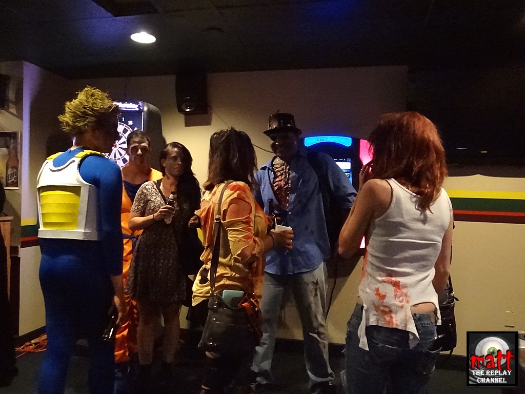 Zombies gathered Sat night to begin the "crawl" through downtown . . . CSi photos